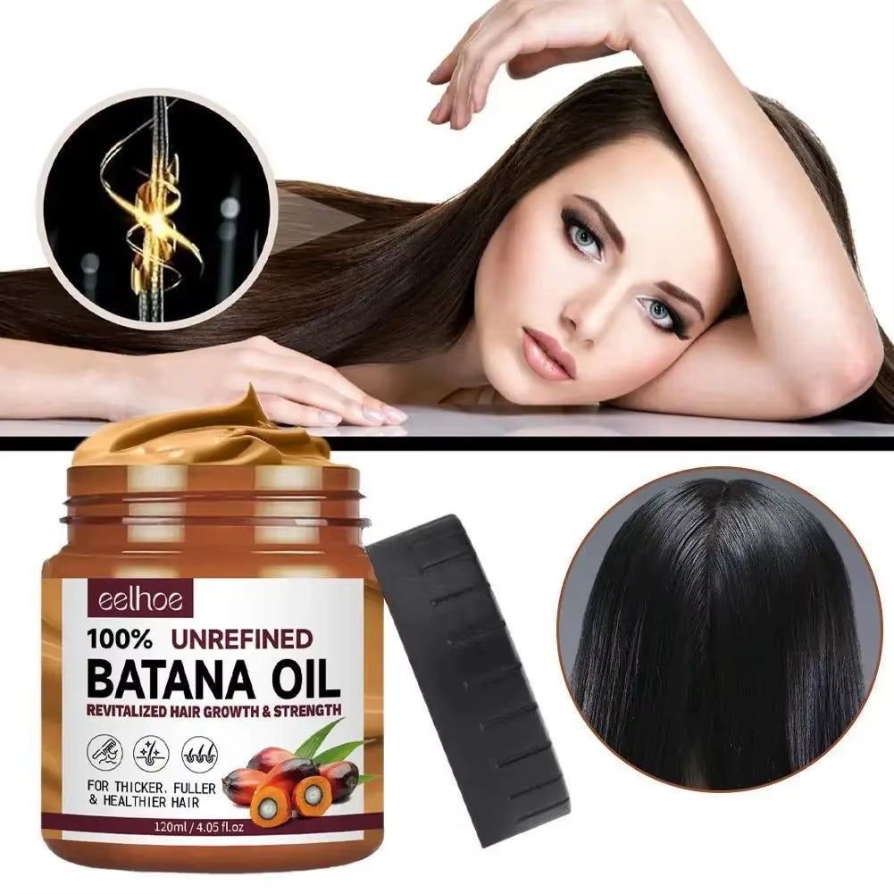 100% Pure Organic Hair Mask Batana Oil Hair Growth Oil Natural Treatment Nourish Improve Hair Quality Anti-Breakage Hair Product