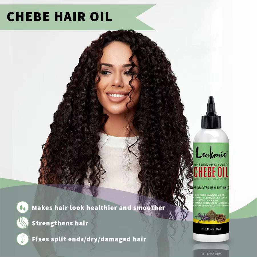 10 in 1 Natural Chebe Oil with African Chebe Powder for Hair Moisturizer for Scalp Hair Stronger